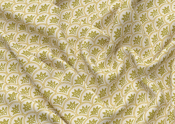 Land & Shore Dawn, Ochre - Made to Measure Curtains - Image 4